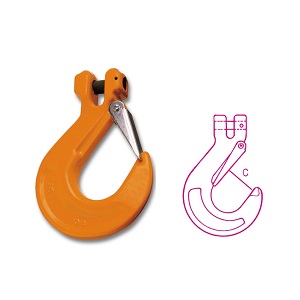 8060R Clevis chain hooks, high-tensile alloy steel